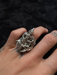 Image 1 of three-path cross ring