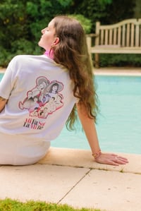 Image 3 of T-shirt Demoiselles Rose