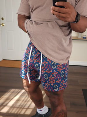 Image of Damask Jacquard knit short 