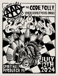 Pittsburgh July 12th 2024 Show Poster