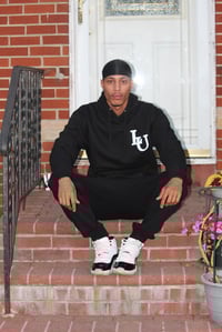 Image 2 of Black "LU" sweatsuit 