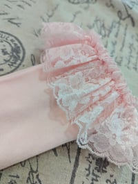 Image 2 of Pink x Pink Soft Raschel Lace OTKs