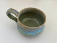 Image 3 of 6oz Ceramic Stoneware Blue-Green Mug