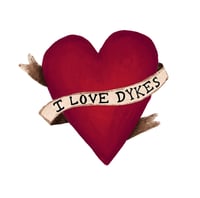 Image 1 of I Love Dykes: sticker