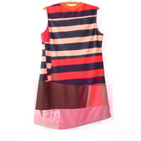 Image 4 of piece of my heart janis joplin patchwork adult L large courtneycourtney shift tunic dress summertime