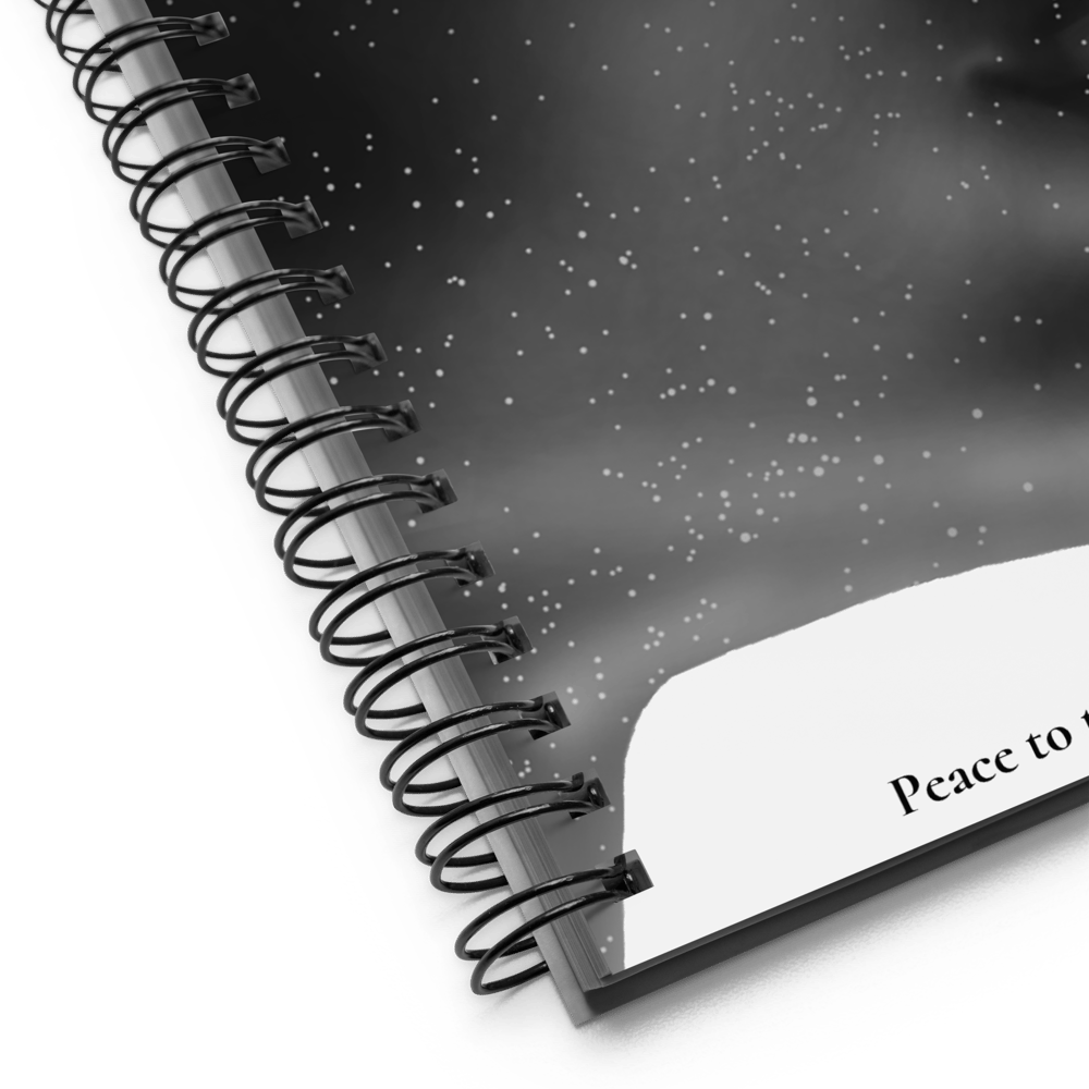 Peace to the God Sector | Spiral Notebook