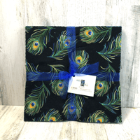 Image 1 of RHAPSODY IN BLUE 10" Tiles 42pc by Maria Kalinowski of Kanvas for Benartex Inc.