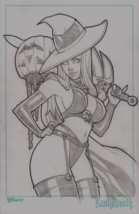 Image of Lady Death (Unused) Halloween Cover Art