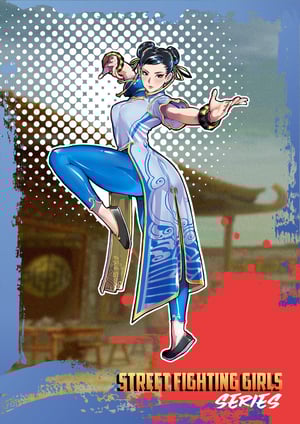 Image of Chun li - Street Fighting Girls series stickers // Fer Yoshimiya