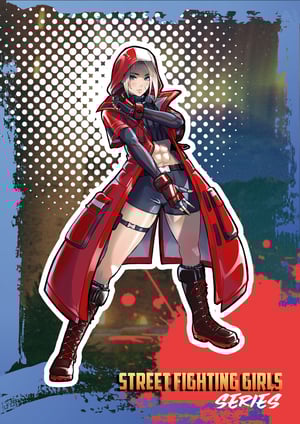 Image of Cammy - Street Fighting Girls series stickers // Fer Yoshimiya