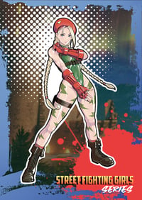 Image 4 of Cammy - Street Fighting Girls series stickers // Fer Yoshimiya