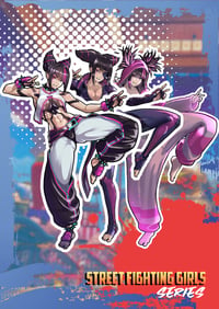 Image 1 of Juri Han - Street Fighting Girls series stickers // Fer Yoshimiya