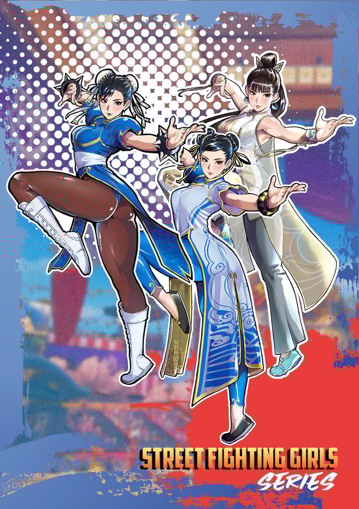Image of Chun li - Street Fighting Girls series stickers // Fer Yoshimiya