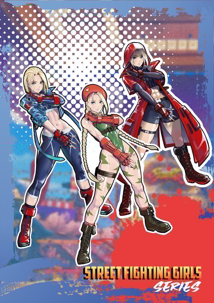Image of Cammy - Street Fighting Girls series stickers // Fer Yoshimiya