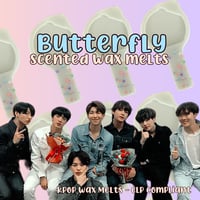 Image 1 of Butterfly (Honeyed Lavender and Amber Glow) - Kpop Wax Melts UK