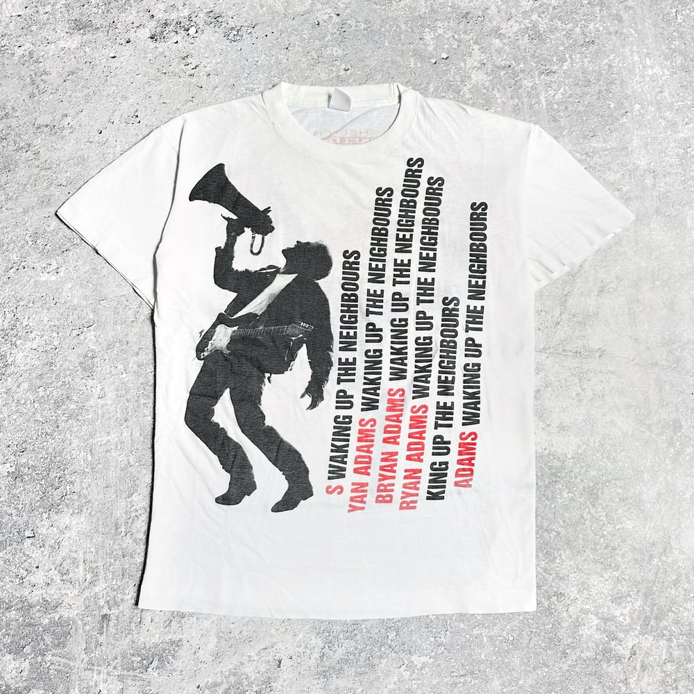 Bryan Adams 1991 ‘Waking Up The Neighbours’ White T-Shirt