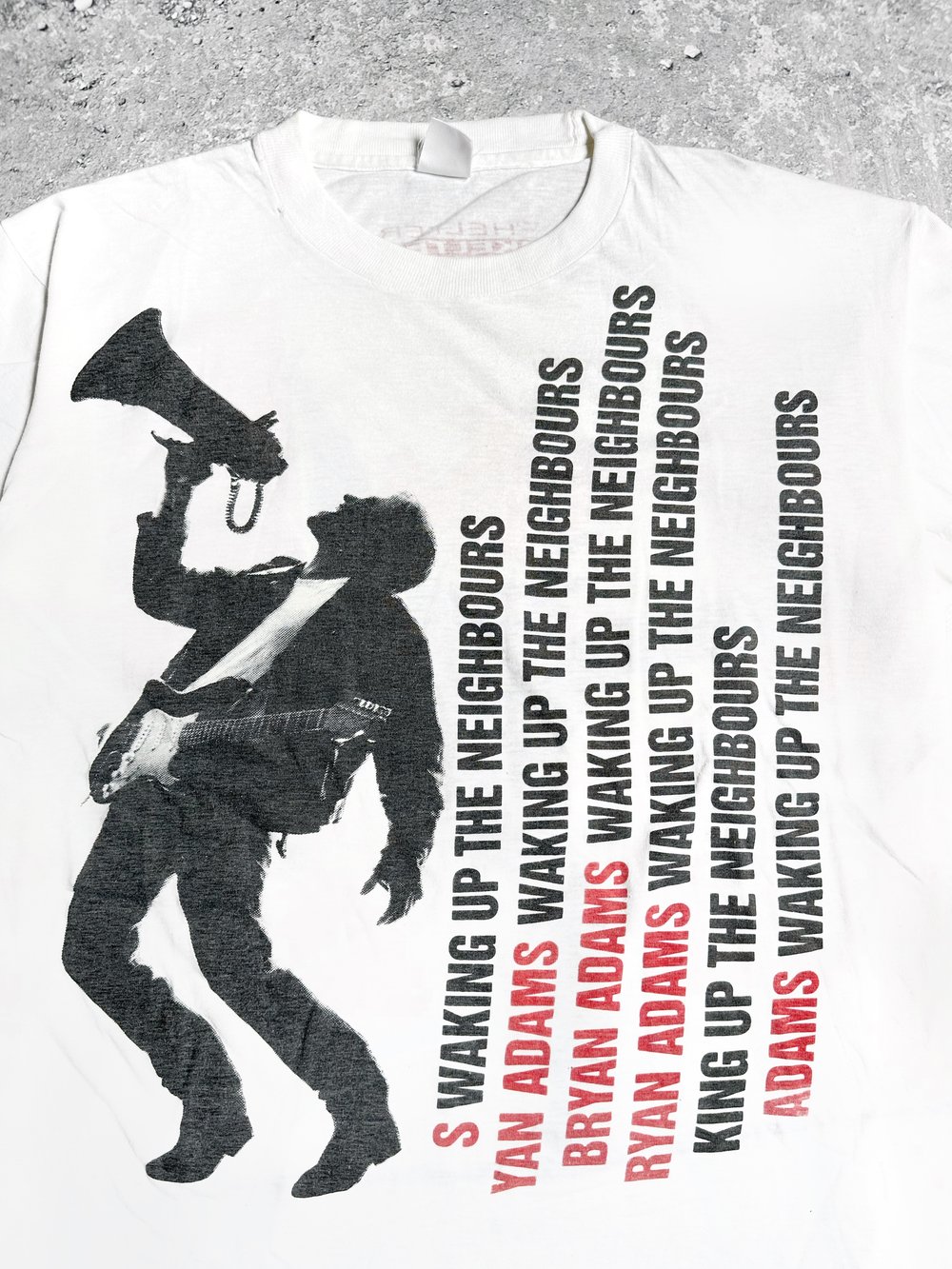 Bryan Adams 1991 ‘Waking Up The Neighbours’ White T-Shirt