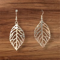 Image 1 of Leaf Drop Earrings