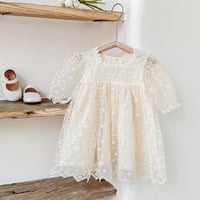 Image 6 of Cream Lace Matching Sibling Dress/Romper 