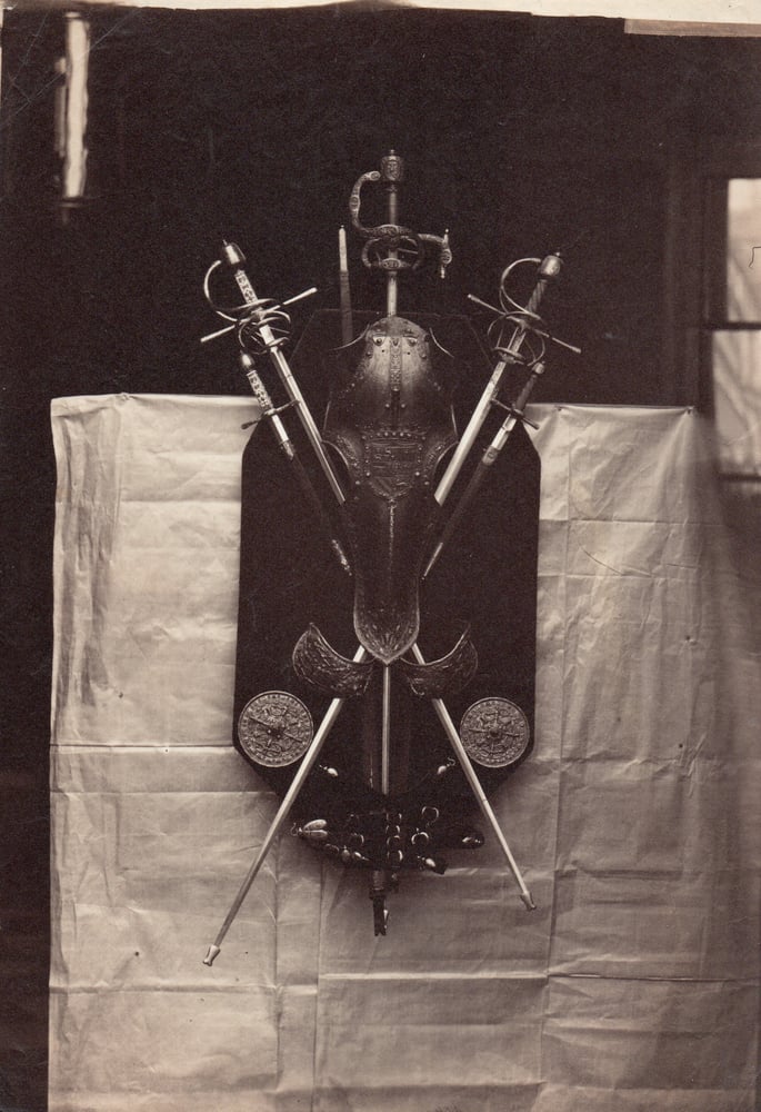 Image of Eugène Disdéri: armor collection of Napoléon III, ca. 1859
