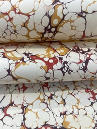 Image 4 of Marbled Paper #11 'Italian Vein' Hand Marbled Paper