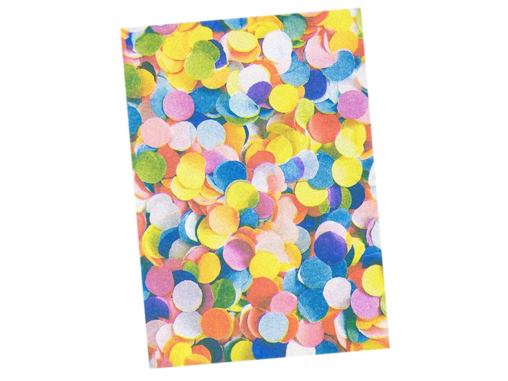 Image of POSTKARTE Paper Confetti