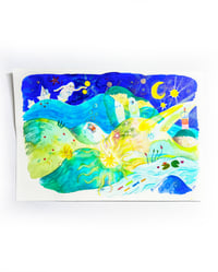 Image 2 of A5 - Le pêcheur d'amour - Illustration originale