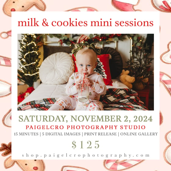 Image of Milk & Cookies Mini Sessions - DAY ONE