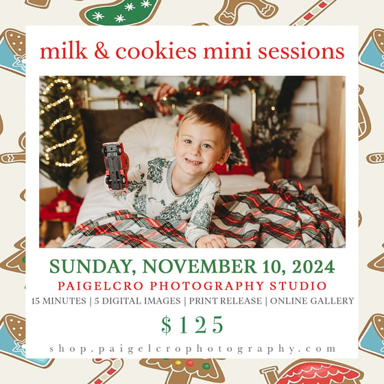 Image of Milk & Cookies Mini Sessions - DAY TWO