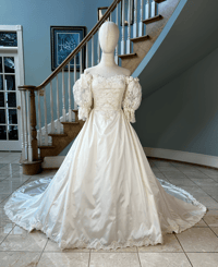 Image 1 of 1980s Magnolia Wedding Dress