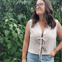 Image 2 of Flax Tie Tank