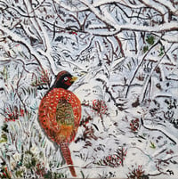 Snow Scene Pheasant  Original