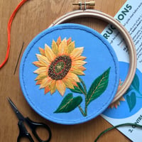 Image 5 of Sunflower Embroidery Kit