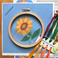 Image 2 of Sunflower Embroidery Kit