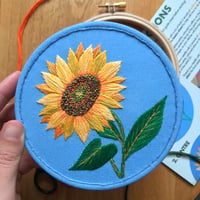 Image 1 of Sunflower Embroidery Kit