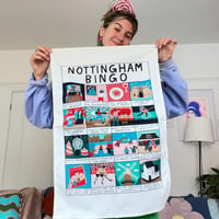 Image 3 of Nottingham Bingo Tea Towel