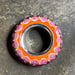 Image of Grand Tangerine Brick and Pink Disk Bead