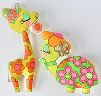 Image 4 of Flossie the Giraffe - Mini Makes Cut and Sew Panel 