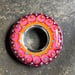 Image of Tangerine and Lilac Pink Disk Bead