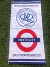 QPR White City towel 