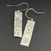 Image 1 of Nouveau Silver Earrings