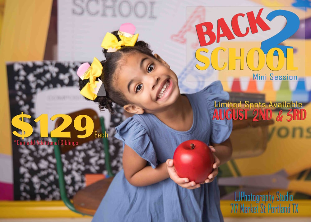 Image of 2024 Back 2 School Mini Sessions