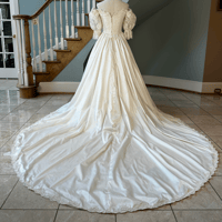 Image 2 of 1980s Magnolia Wedding Dress