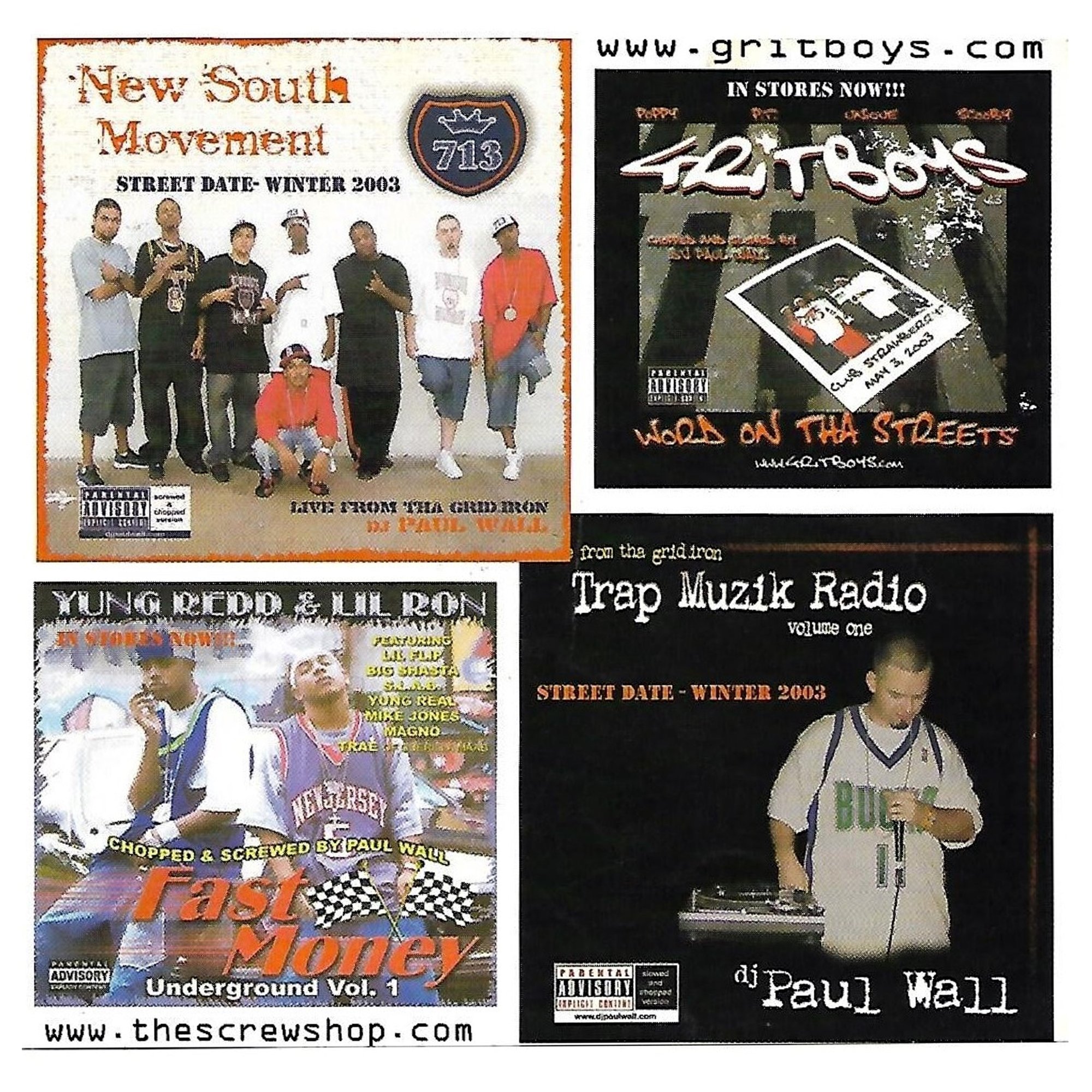 Dj Paul Wall (CD Catalog) Rare Texas MixTapes