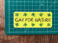 Image 3 of Gay for Nature stickers