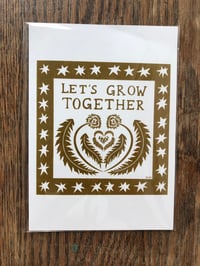 Image 4 of Let's Grow Together: stickers, cards, & prints