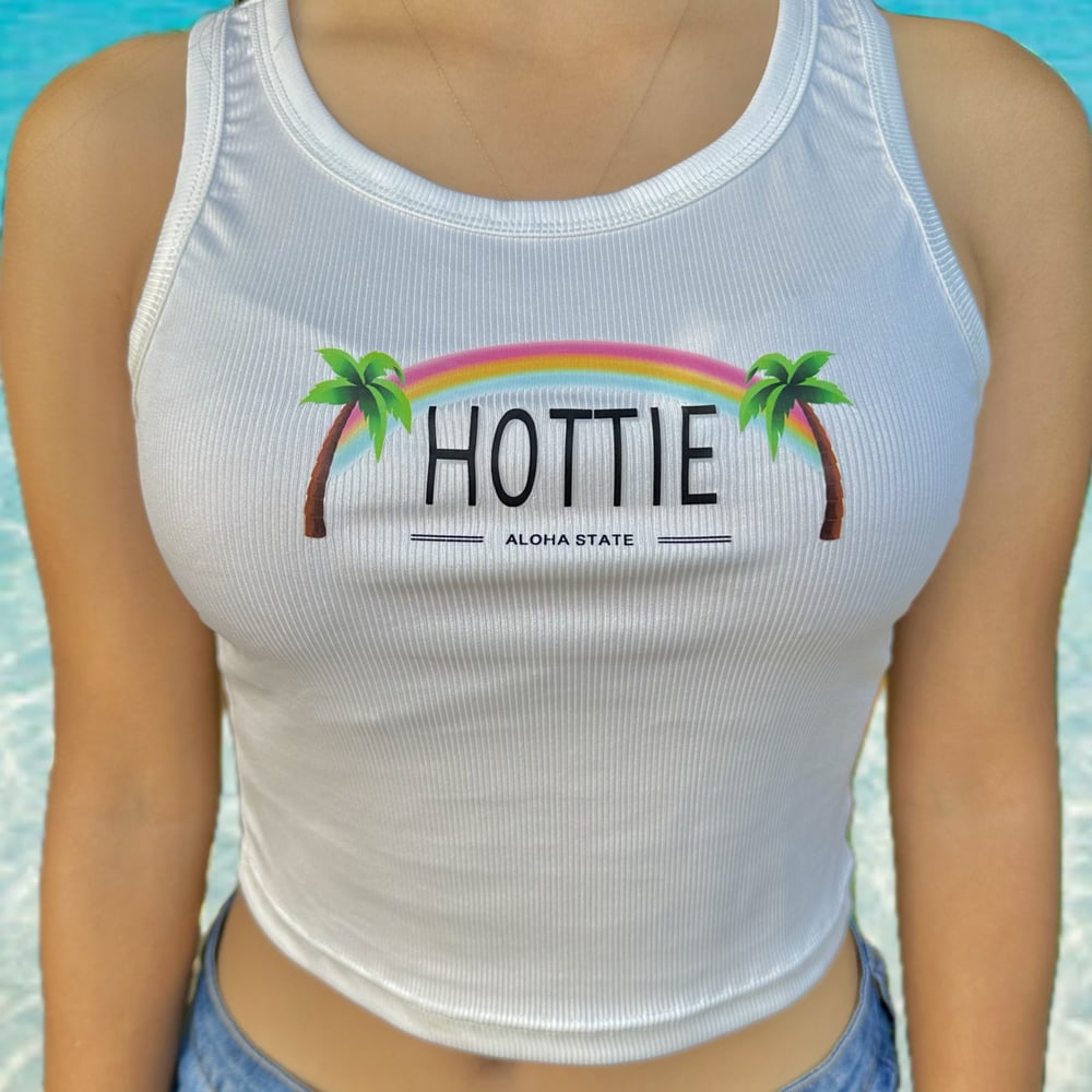 Image of White Tank “H0TTIE”