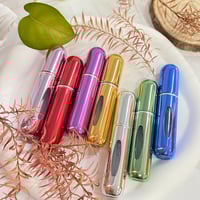  5ml Perfume Refill Bottle Portable Mini Refillable Spray Jar Scent Pump Empty Cosmetic Containers A