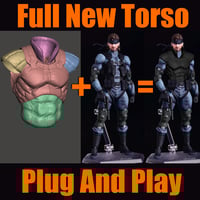 Image 2 of Figma Snake Torso Replacement