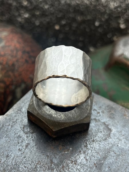 Image of Wide Silver Ring 